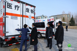 战役攻坚 <font color='#1d9ed2'>奥</font><font color='#1d9ed2'>铃</font>捐赠医疗废物转运车 守好最后一道防线